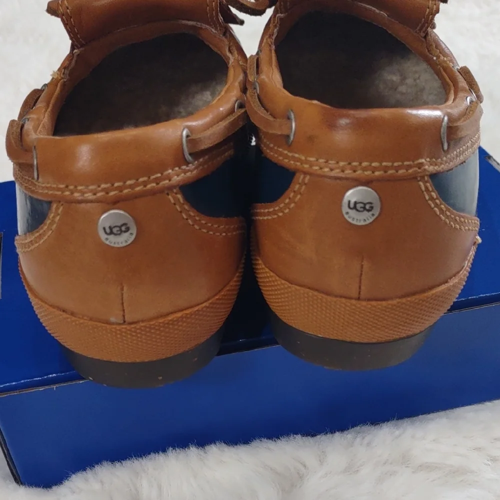 UGG AUSTRALIA Navy and Tan Casual Shoes - Picture 8 of 17